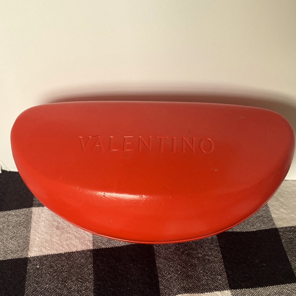 Valentino Bold Red Eyewear Case